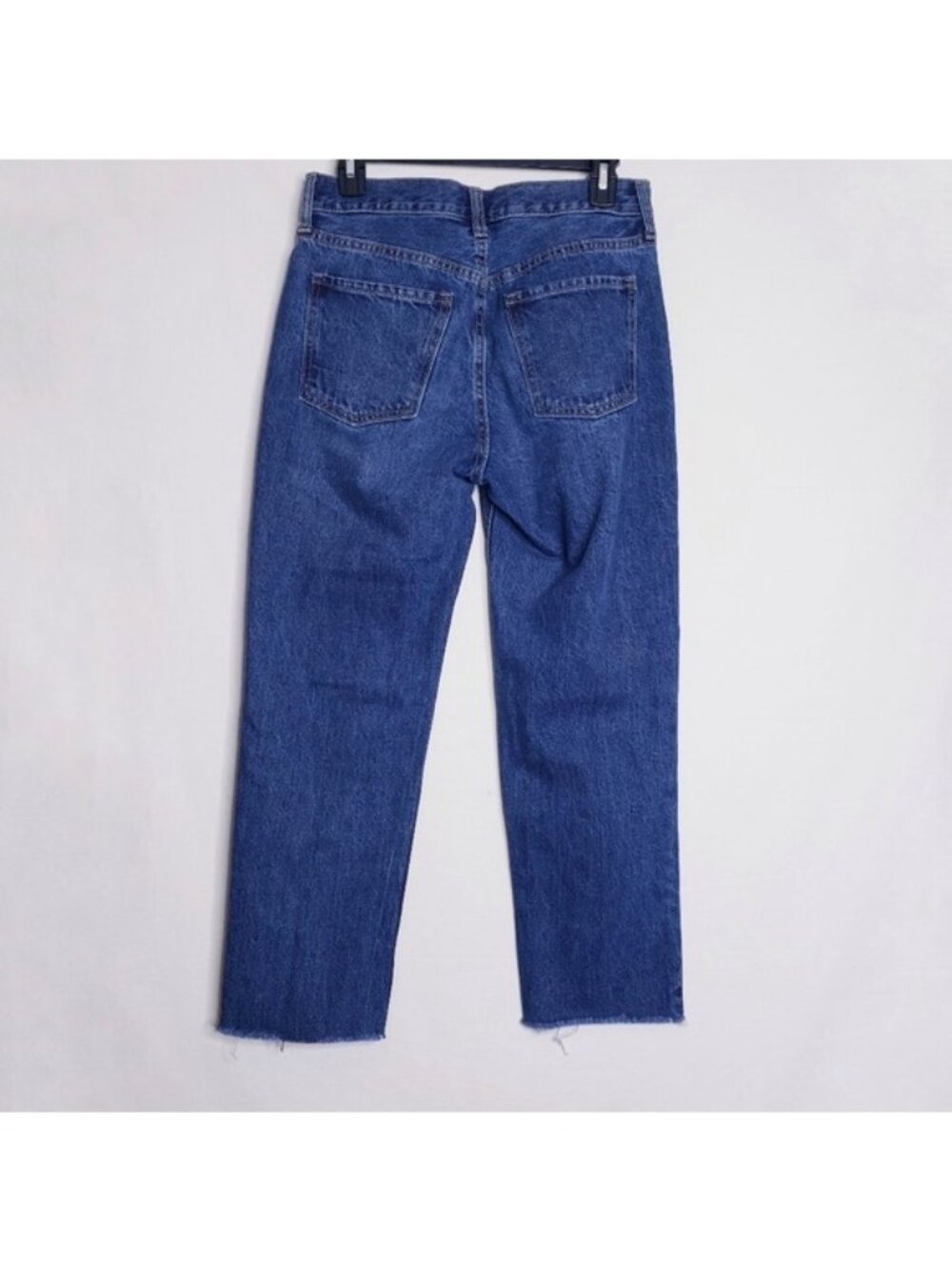 Old Navy High Rise Slouchy Straight Leg Distressed Ankle Jeans Women's Size 2 - Picture 5 of 10